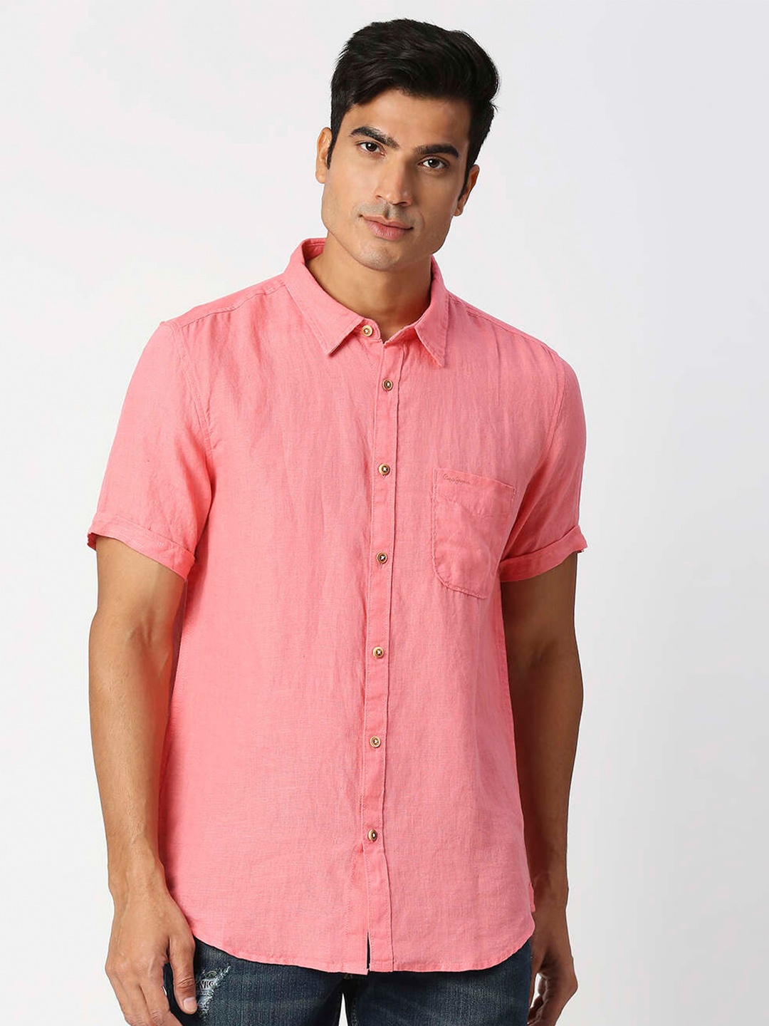 

Pepe Jeans Relaxed Casual Cotton Shirt, Pink