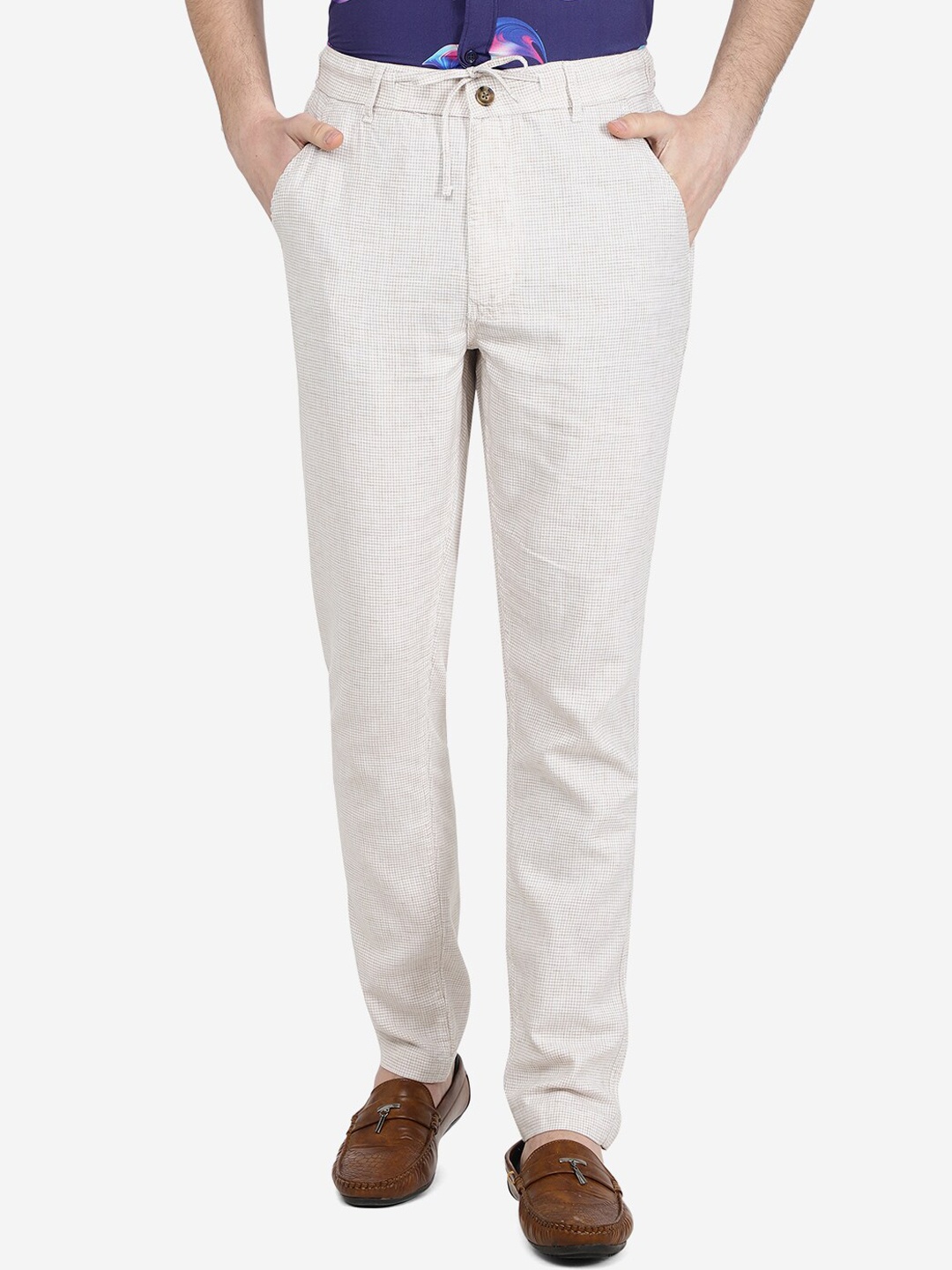 

JADE BLUE Men Cotton Track Pants, Grey