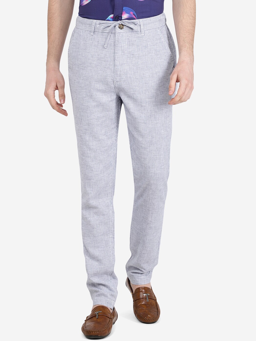 

JADE BLUE Men Cotton Track Pants, Grey