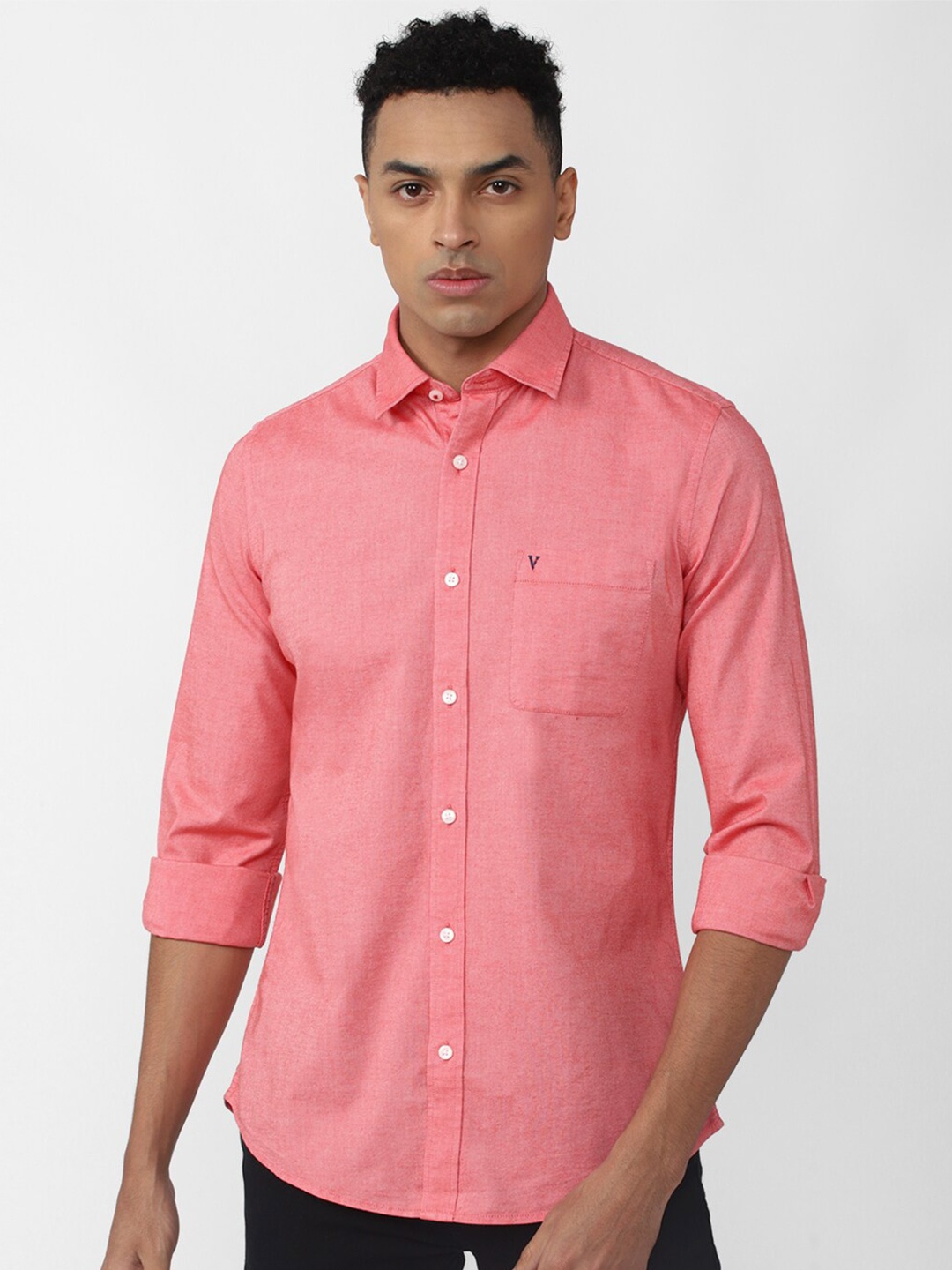 

Van Heusen Sport Slim Fit Casual Pure Cotton Shirt, Pink