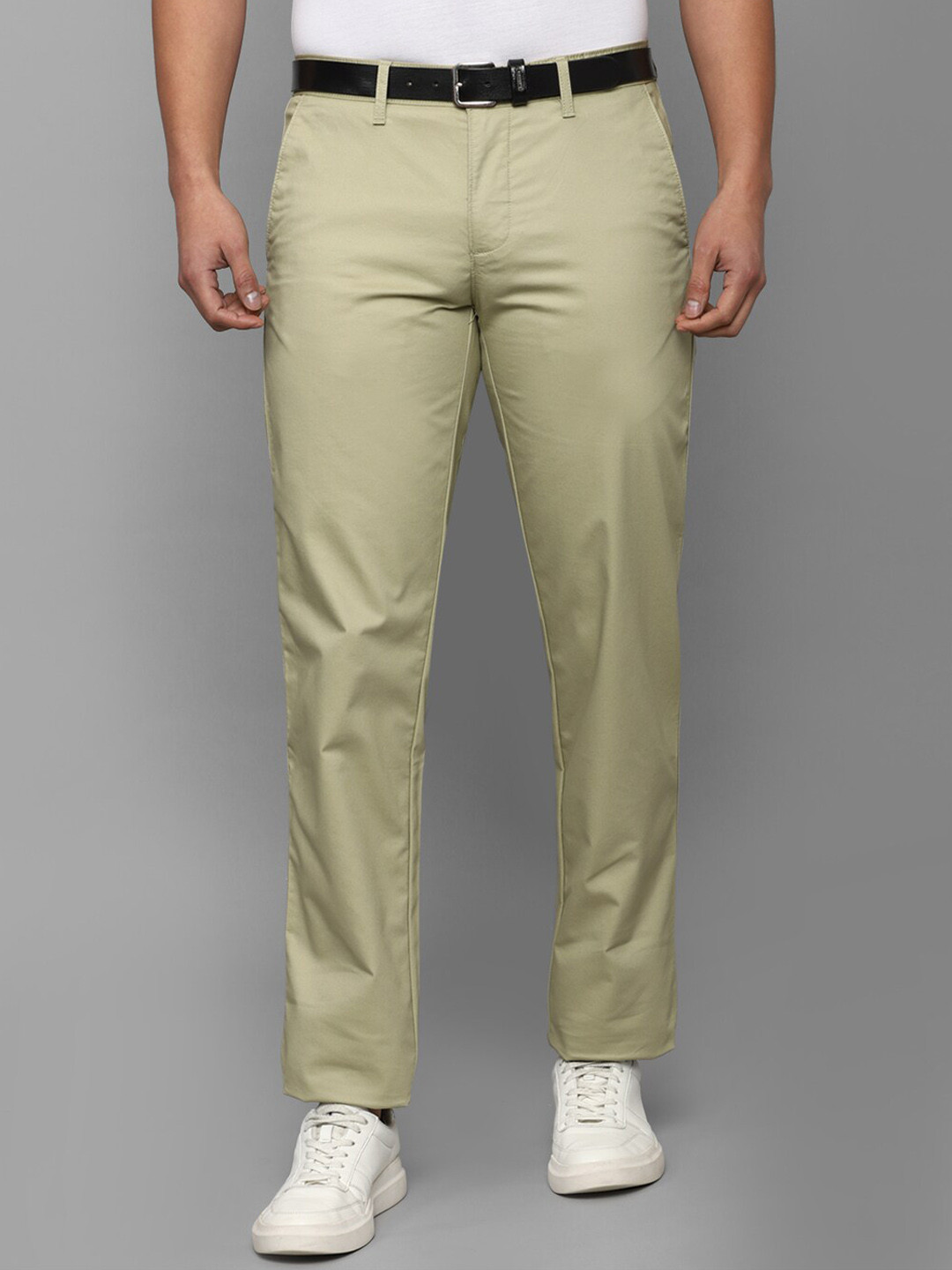 

Louis Philippe Sport Men Slim Fit Casual Trousers, Green