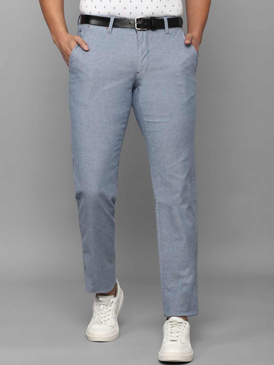 

Louis Philippe Sport Men Slim Fit Casual Trousers, Blue