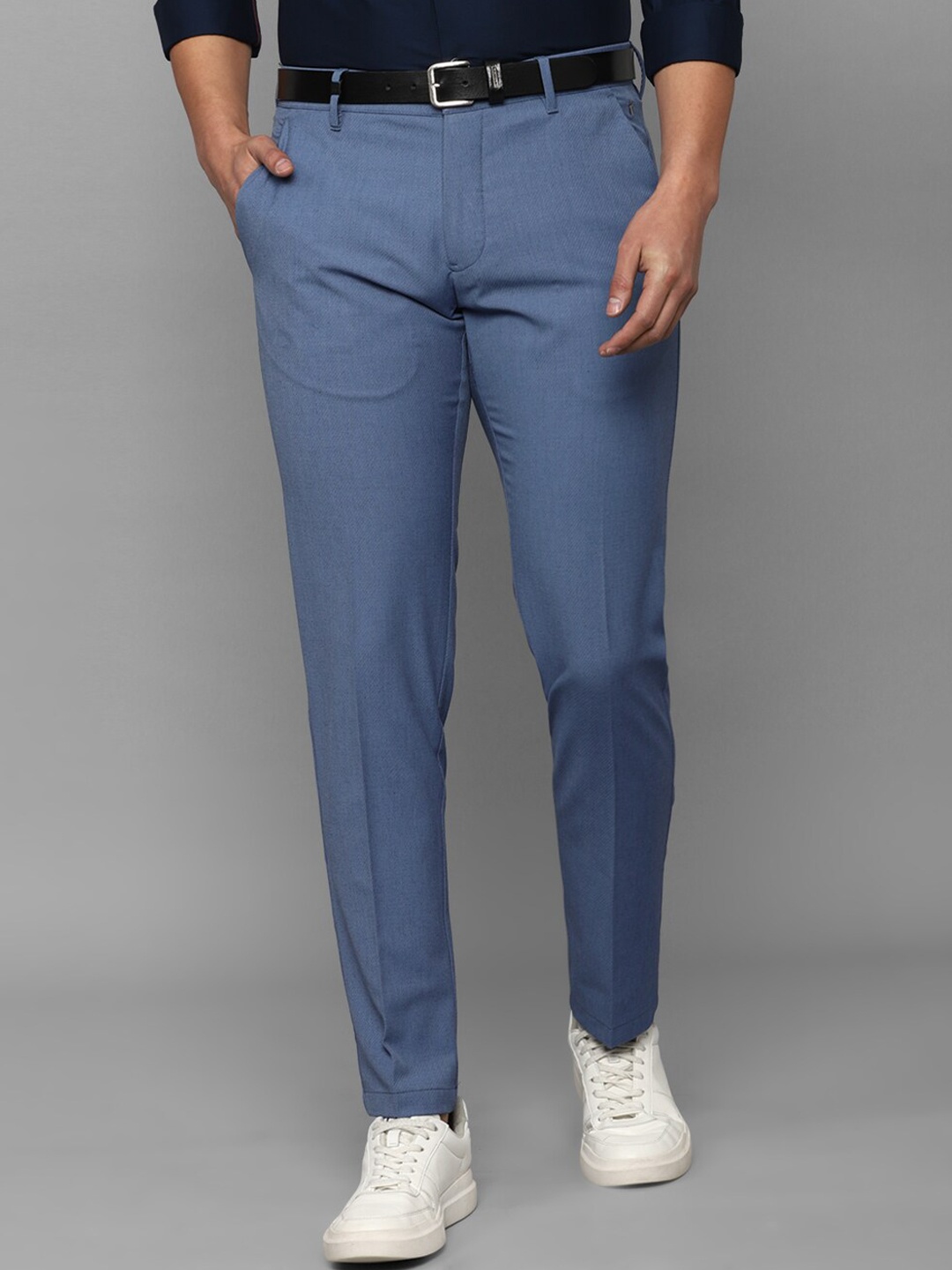 

Louis Philippe Sport Men Slim Fit Casual Trousers, Blue