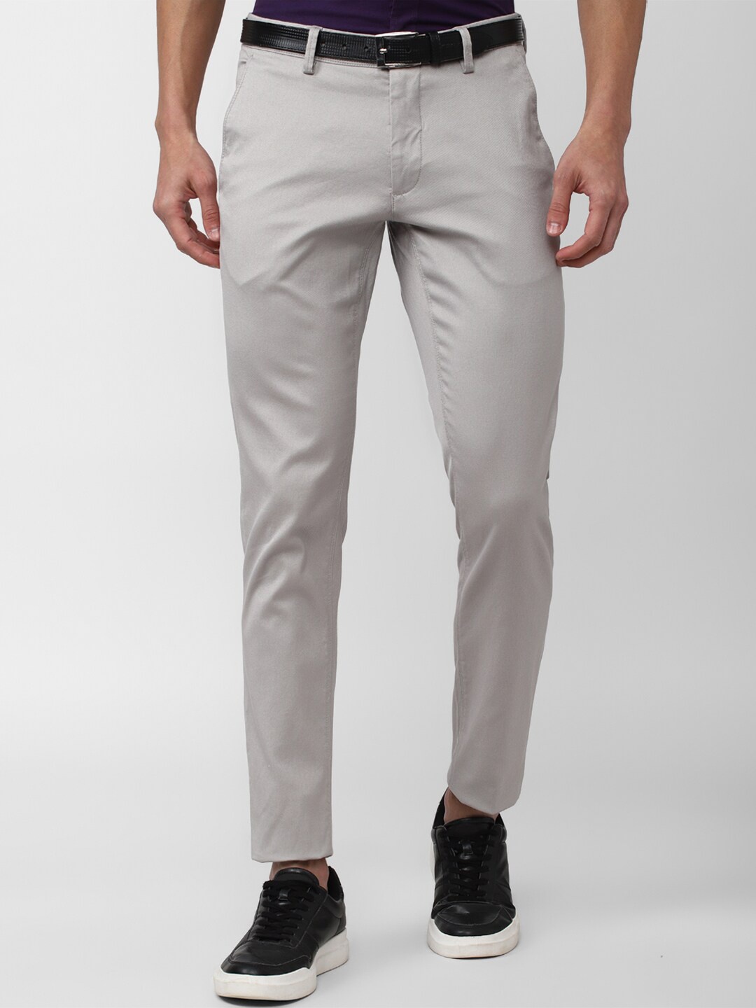 

Van Heusen Sport Men Slim Fit Chinos Trousers, Grey