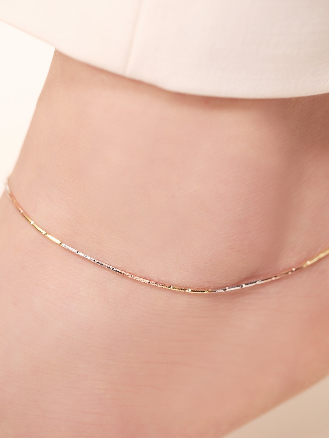 

Zavya Rose Gold-Plated 925 Sterling Silver Anklet