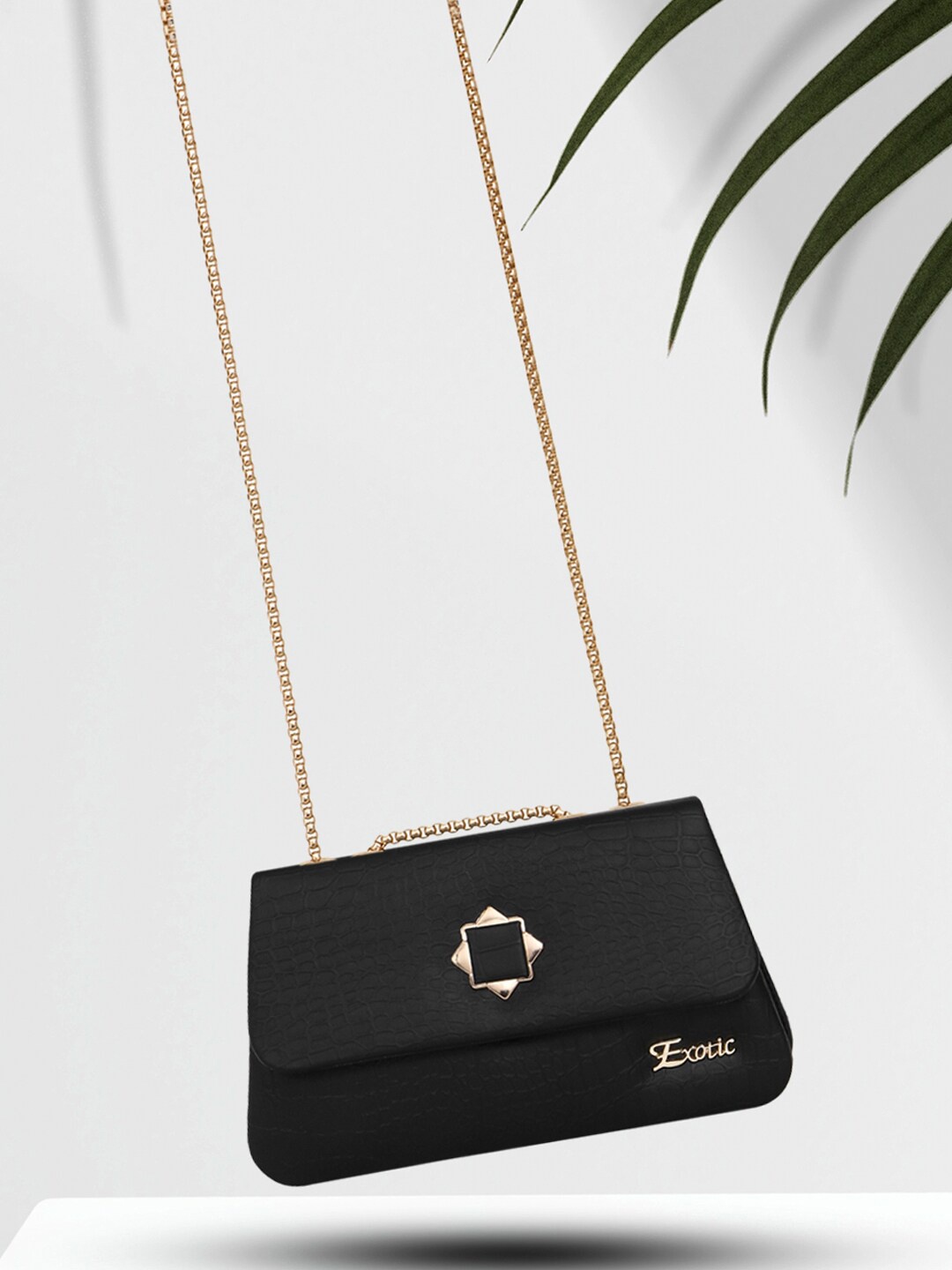 

Exotic Swagger Sling Bag, Black