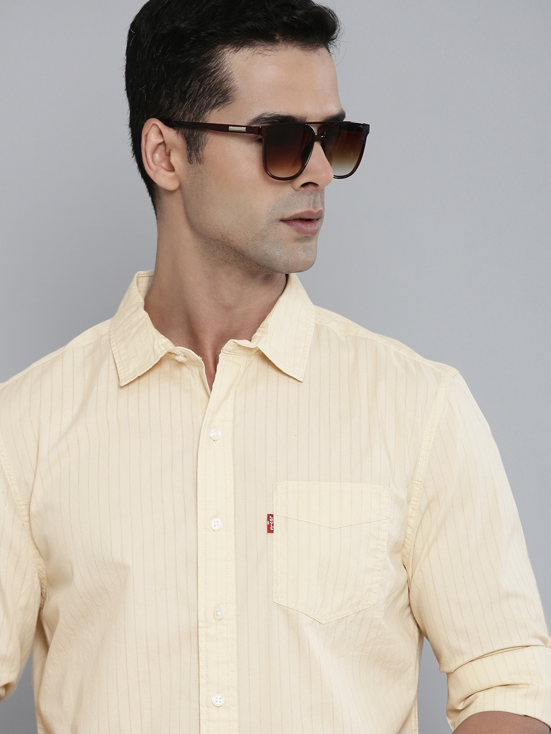 

Levis Slim Fit Casual Shirt, Beige