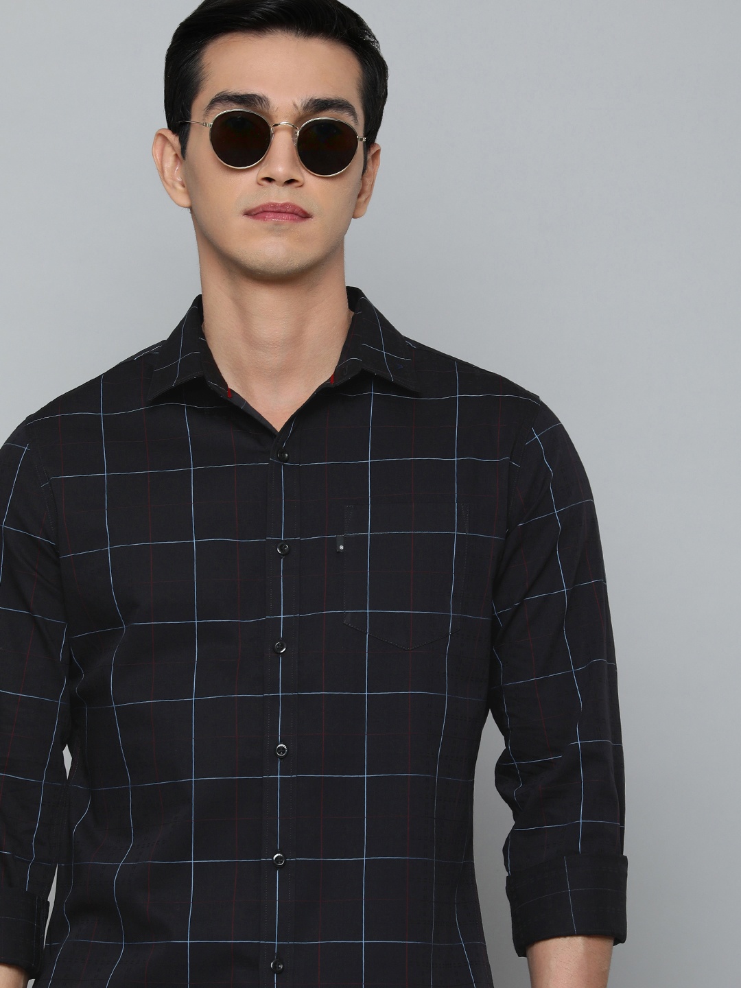 

Levis Checked Casual Shirt, Black
