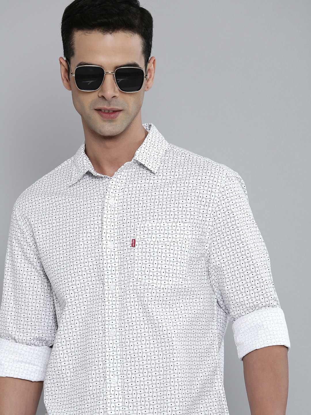 

Levis Slim Fit Casual Shirt, White