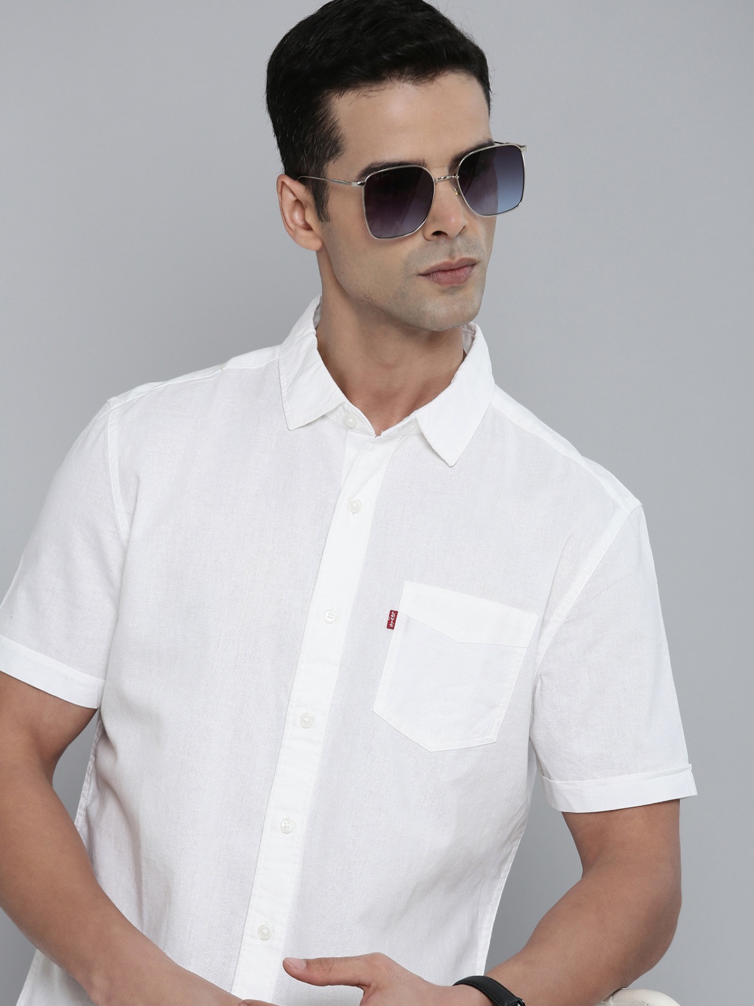 

Levis Slim Fit Casual Shirt, White