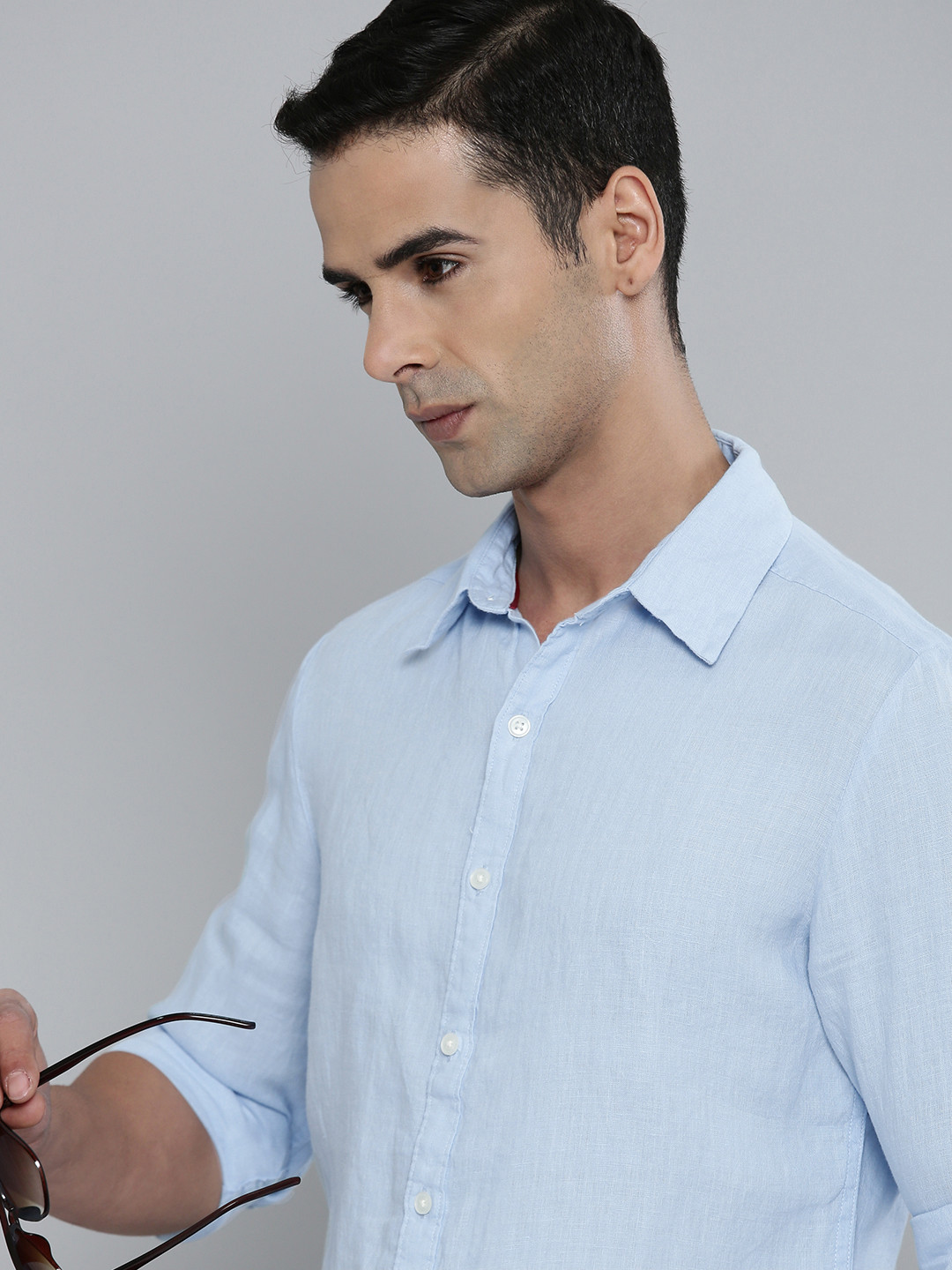 

Levis Pure Linen Casual Shirt, Blue