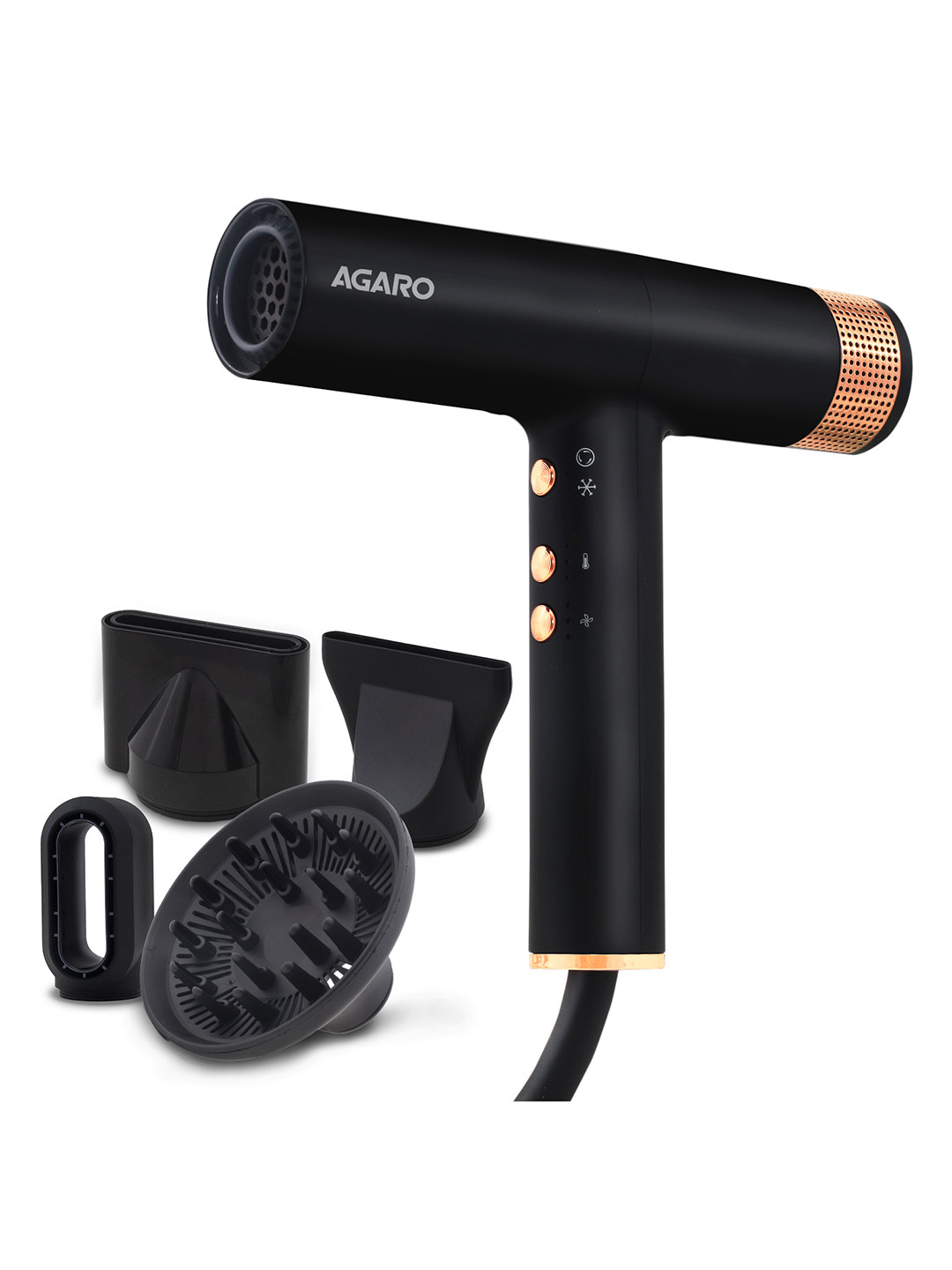

Agaro Royal Hair Dryer With Brushless Motor & Ionic Technology - Black