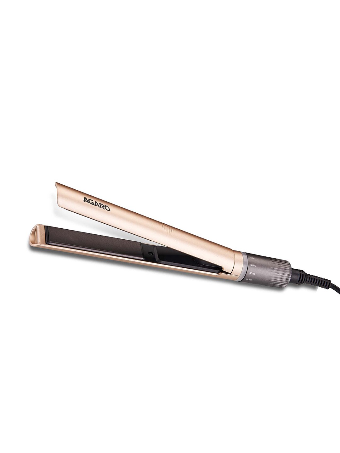 

Agaro HS1937 Hair Straightener With Ceramic Coated Plates - Golden, Gold