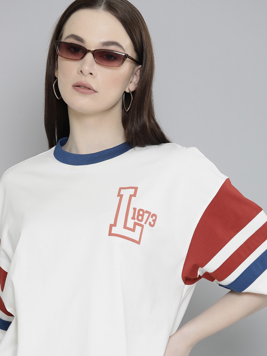

Levis Varsity Printed Pure Cotton T-shirt, White