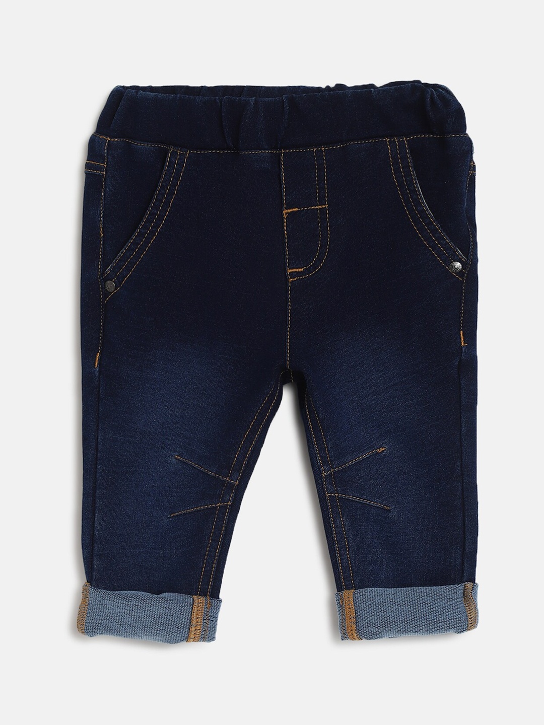 

Chicco Boys Jean Stretchable Cotton Jeans, Navy blue