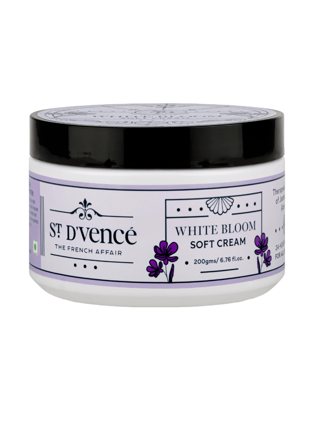 

ST. DVENCE White Bloom Soft Cream, Purple