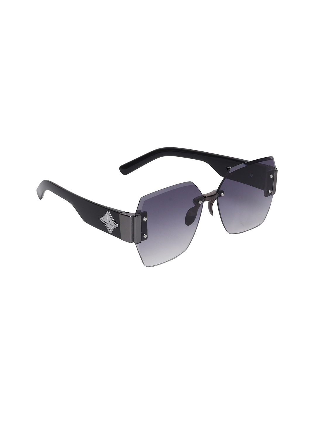 

Swiss Design Square Sunglasses with UV Protected Lens- SDSG-625-07, Grey