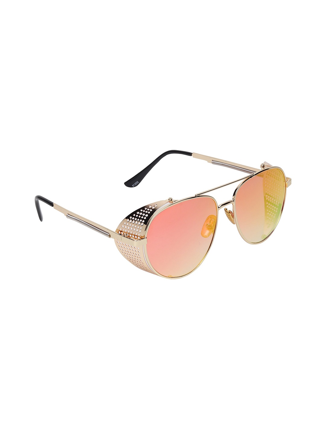 

Swiss Design Lens & Aviator Sunglasses with UV Protected Lens, Pink