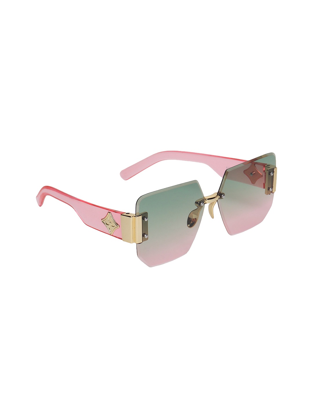 

Swiss Design Lens & Square Sunglasses with UV Protected Lens SDSG-619-02, Pink