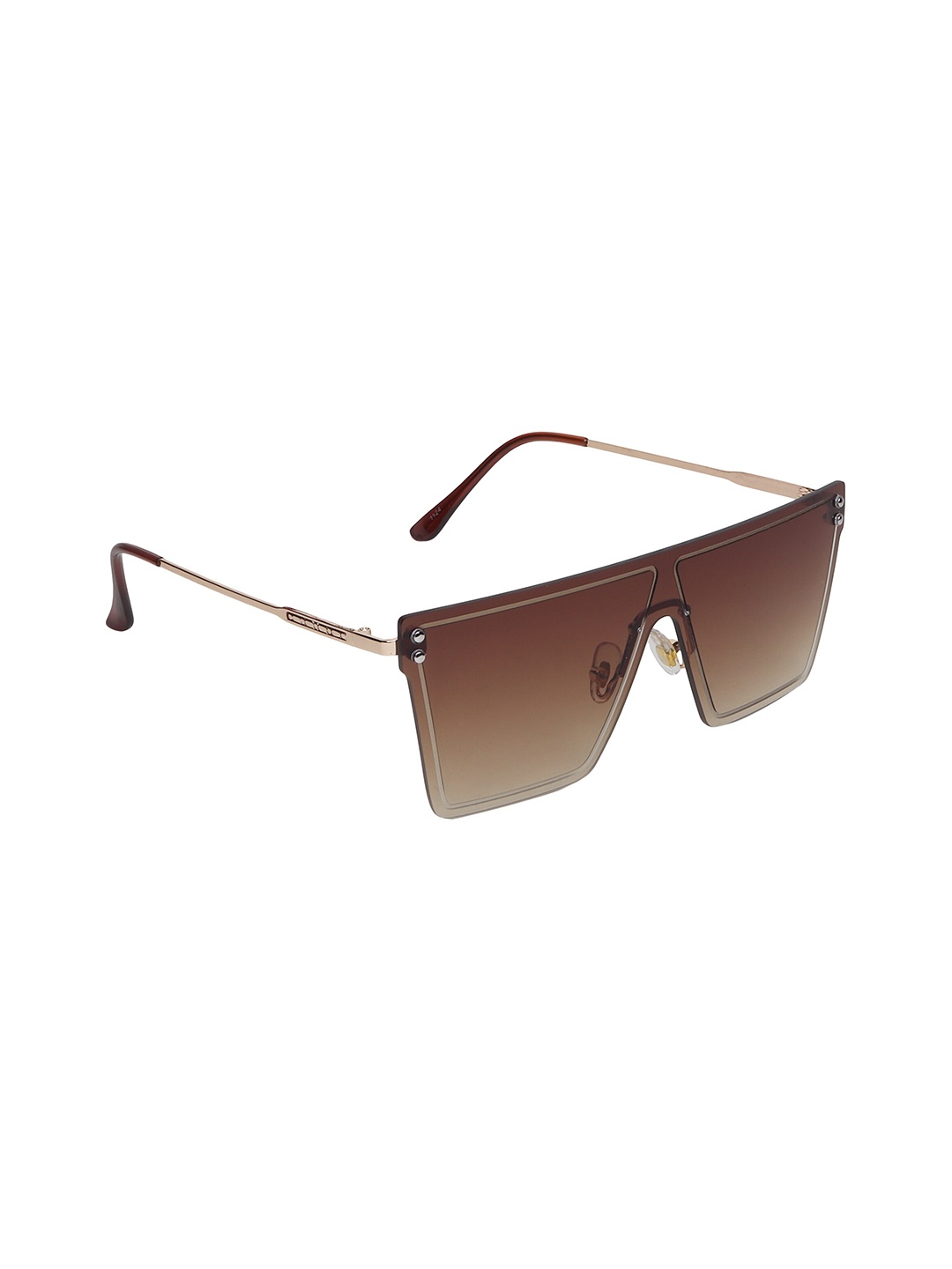 

Swiss Design Lens & Square Sunglasses with UV Protected Lens, Brown