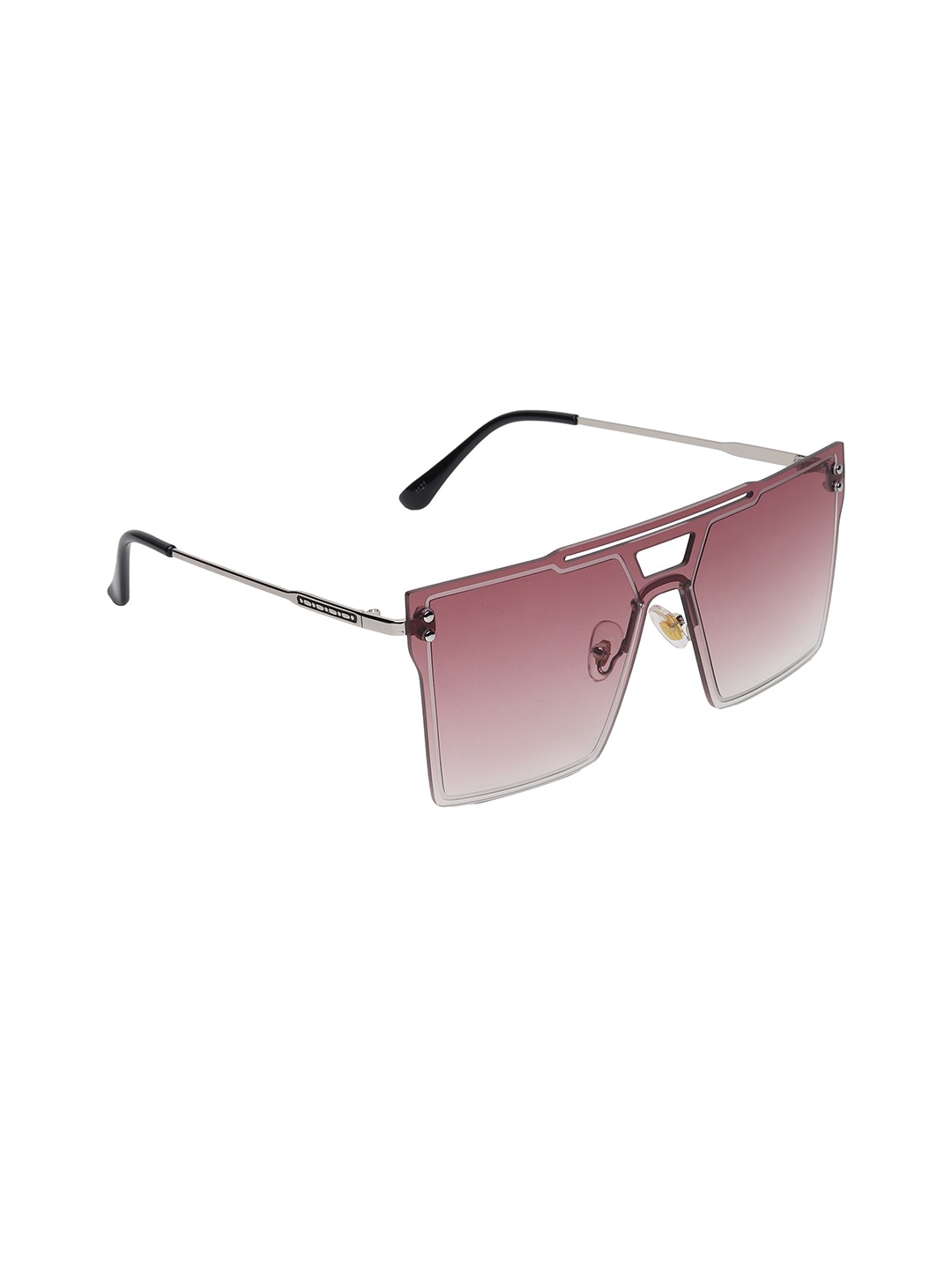 

Swiss Design Lens & Square Sunglasses with UV Protected Lens, Purple