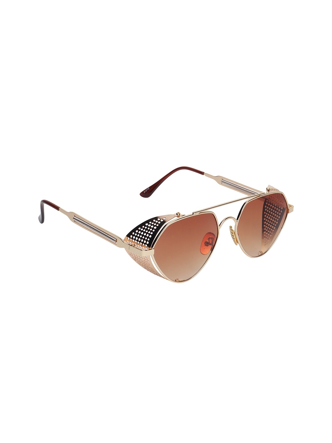 

Swiss Design Lens & Aviator Sunglasses with UV Protected Lens SDSG-91210-04, Brown