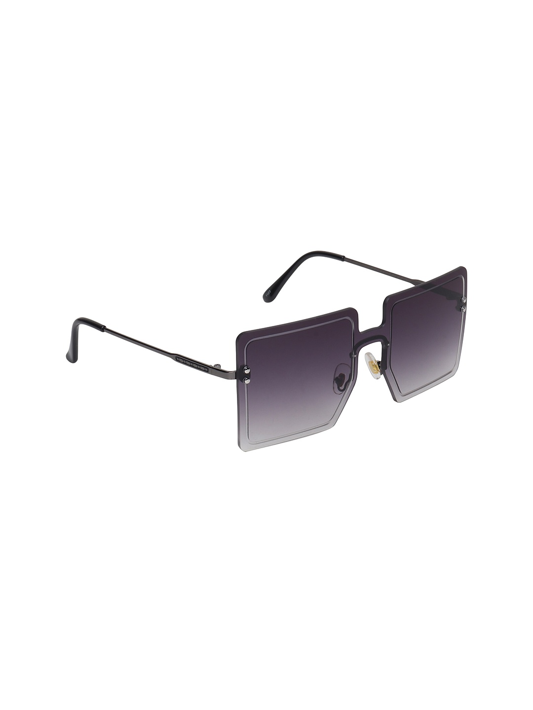 

Swiss Design Lens & Square Sunglasses with UV Protected Lens SDSG-1123-05, Black
