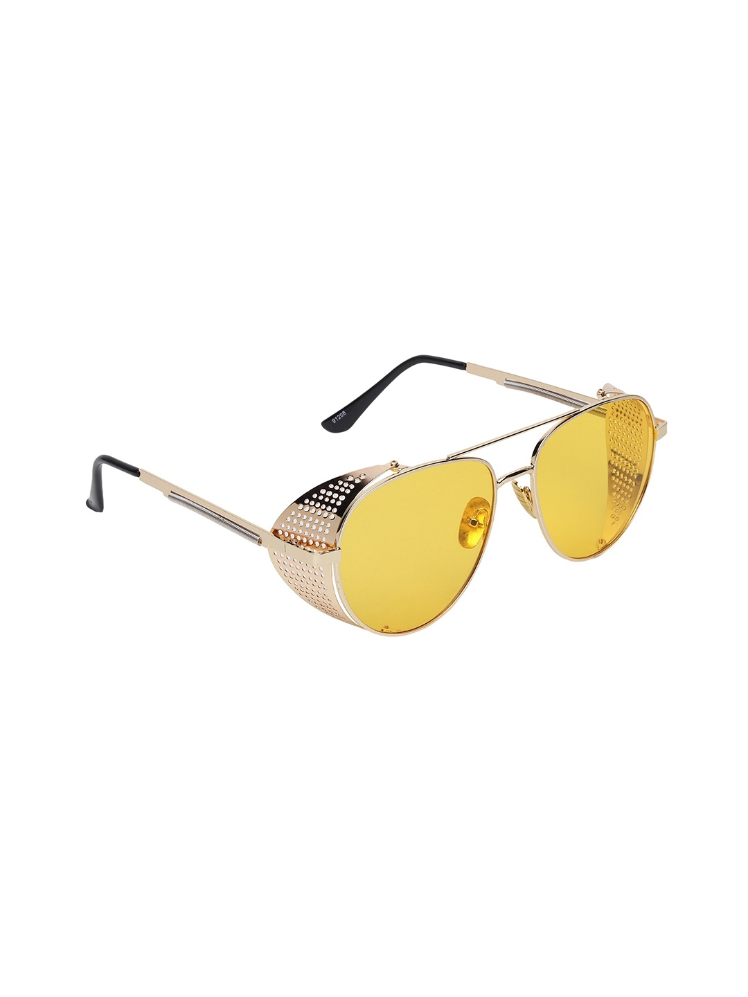 

Swiss Design Lens & Oval Sunglasses with UV Protected Lens SDSG-91208-08, Yellow