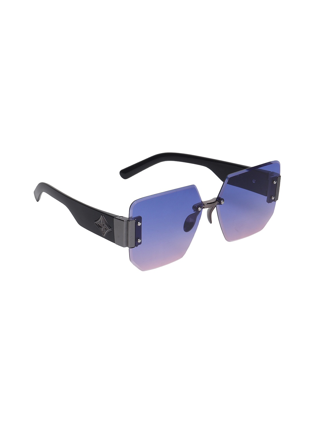 

Swiss Design Lens & Square Sunglasses With UV Protected Lens, Blue
