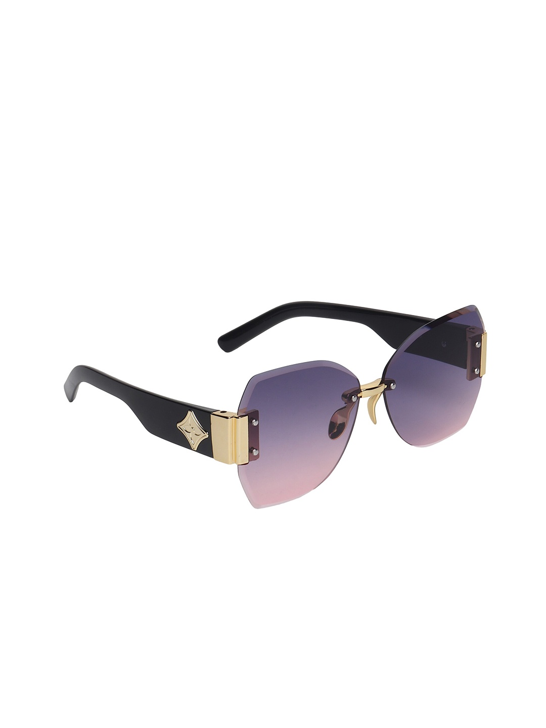 

Swiss Design Butterfly Sunglasses with UV Protected Lens SDSG-625-01, Grey