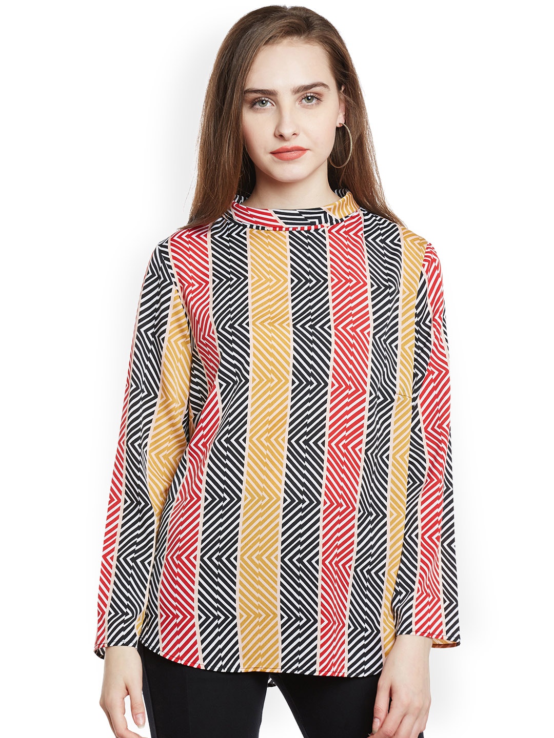 

Oxolloxo Women Multicoloured Printed Top, Multi