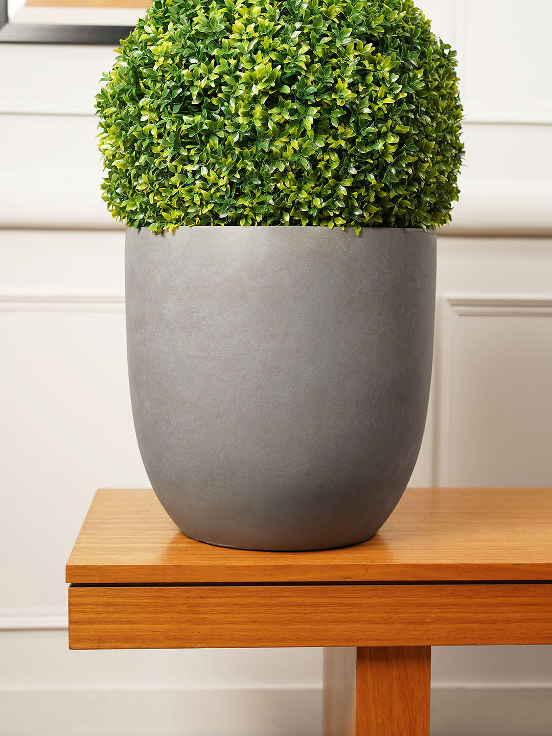 

Pure Home and Living Grey Clay Planter