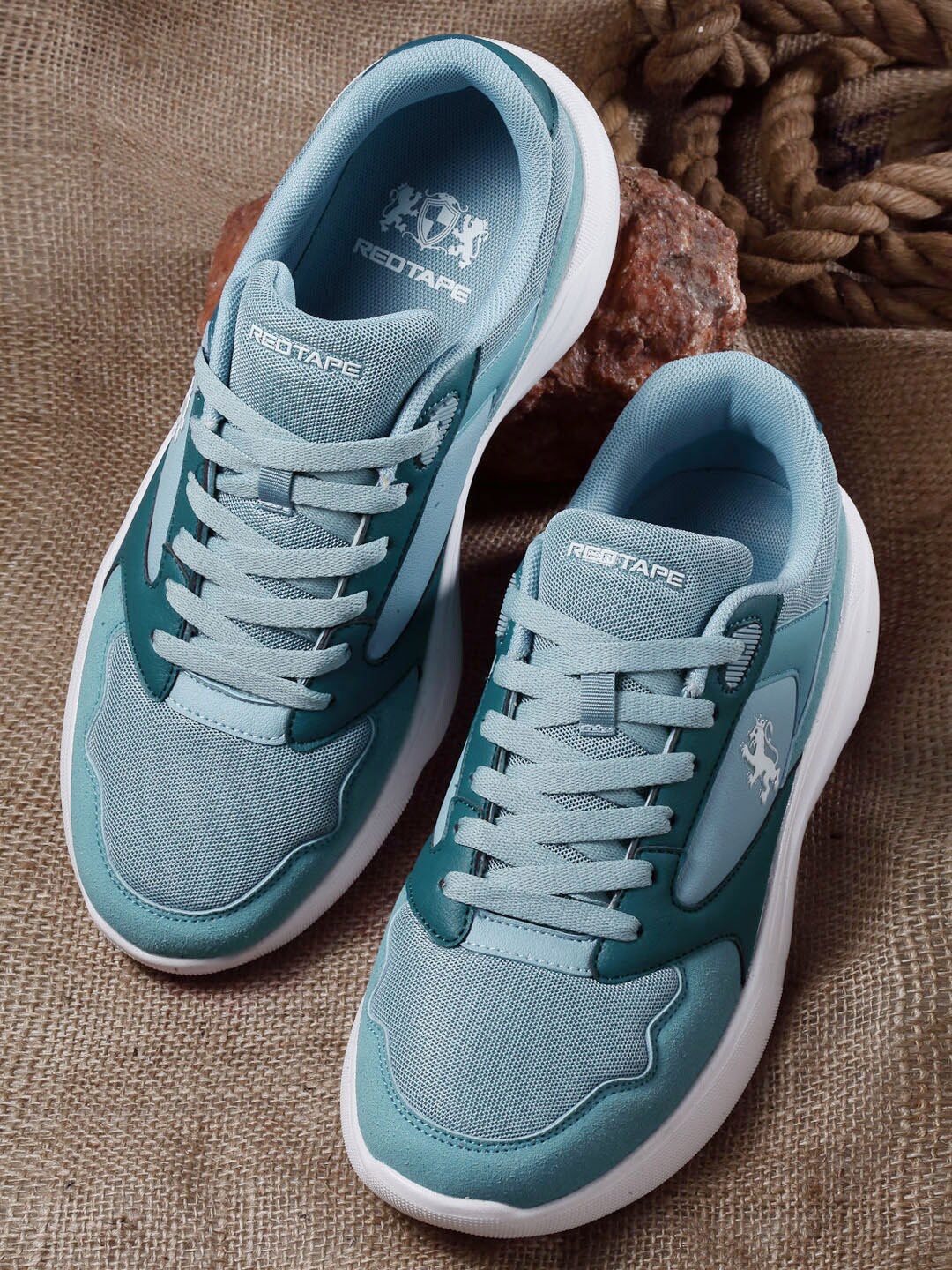 

Red Tape Men Comfort Insole Textile Sneakers, Teal