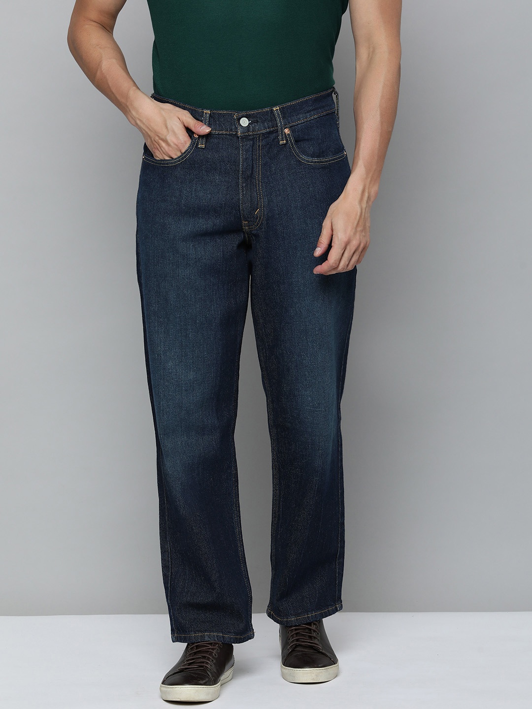

Levis Men Slim Fit Low-Rise Light Fade Stretchable Jeans, Blue