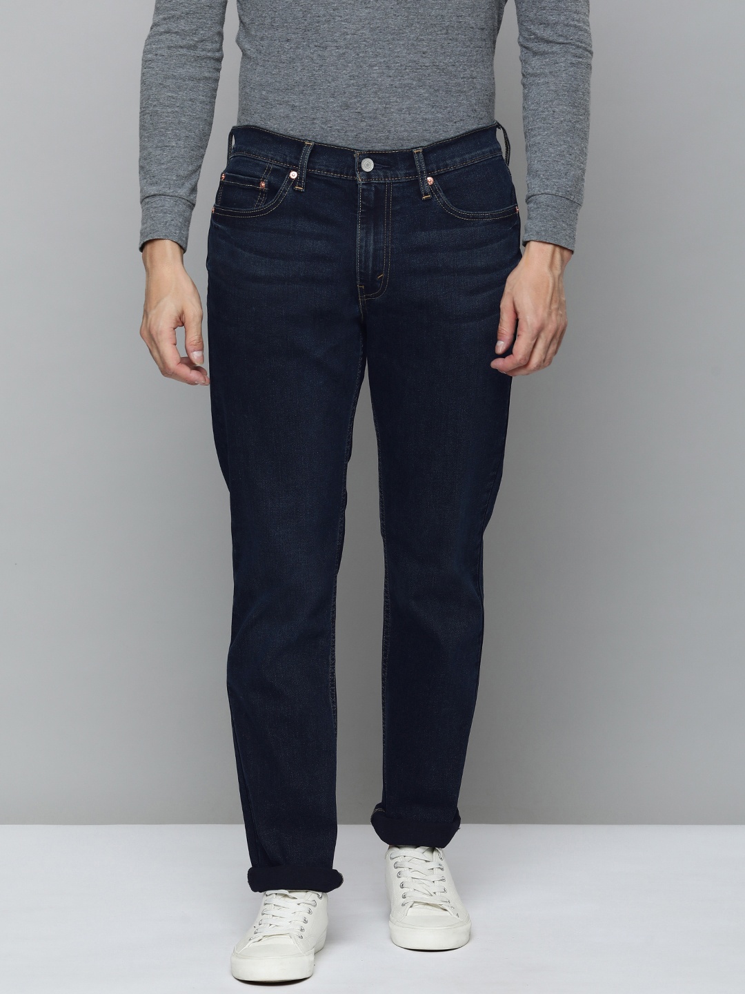 

Levis Men Low-Rise 511 Slim Fit Stretchable Jeans, Navy blue