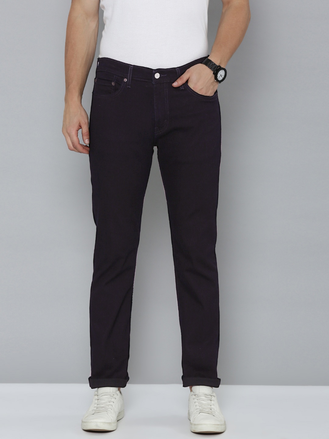 

Levis Men Slim Fit Mid-Rise Stretchable Jeans, Blue
