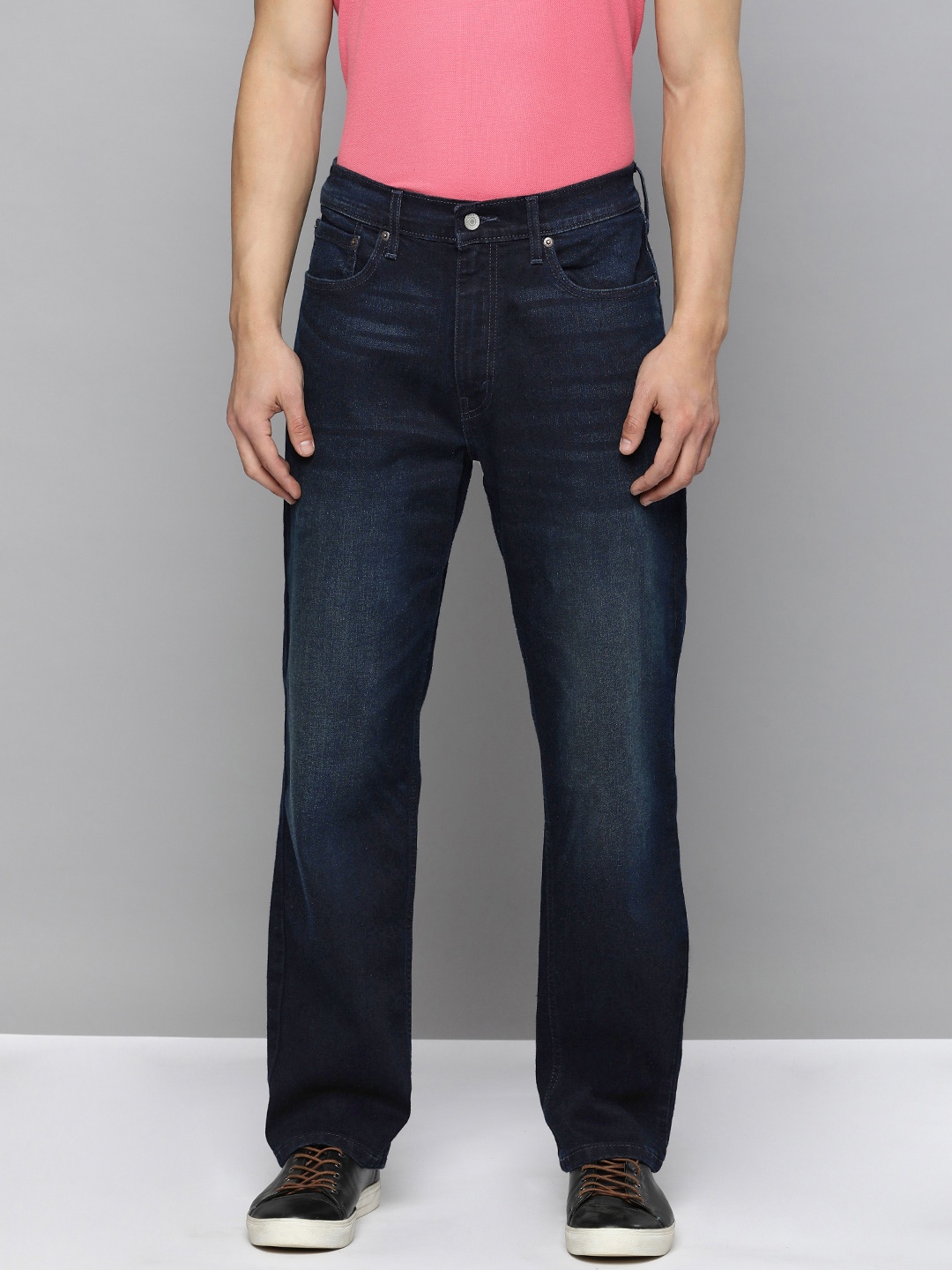 

Levis Men 550 Relaxed Fit Light Fade Stretchable Jeans, Blue