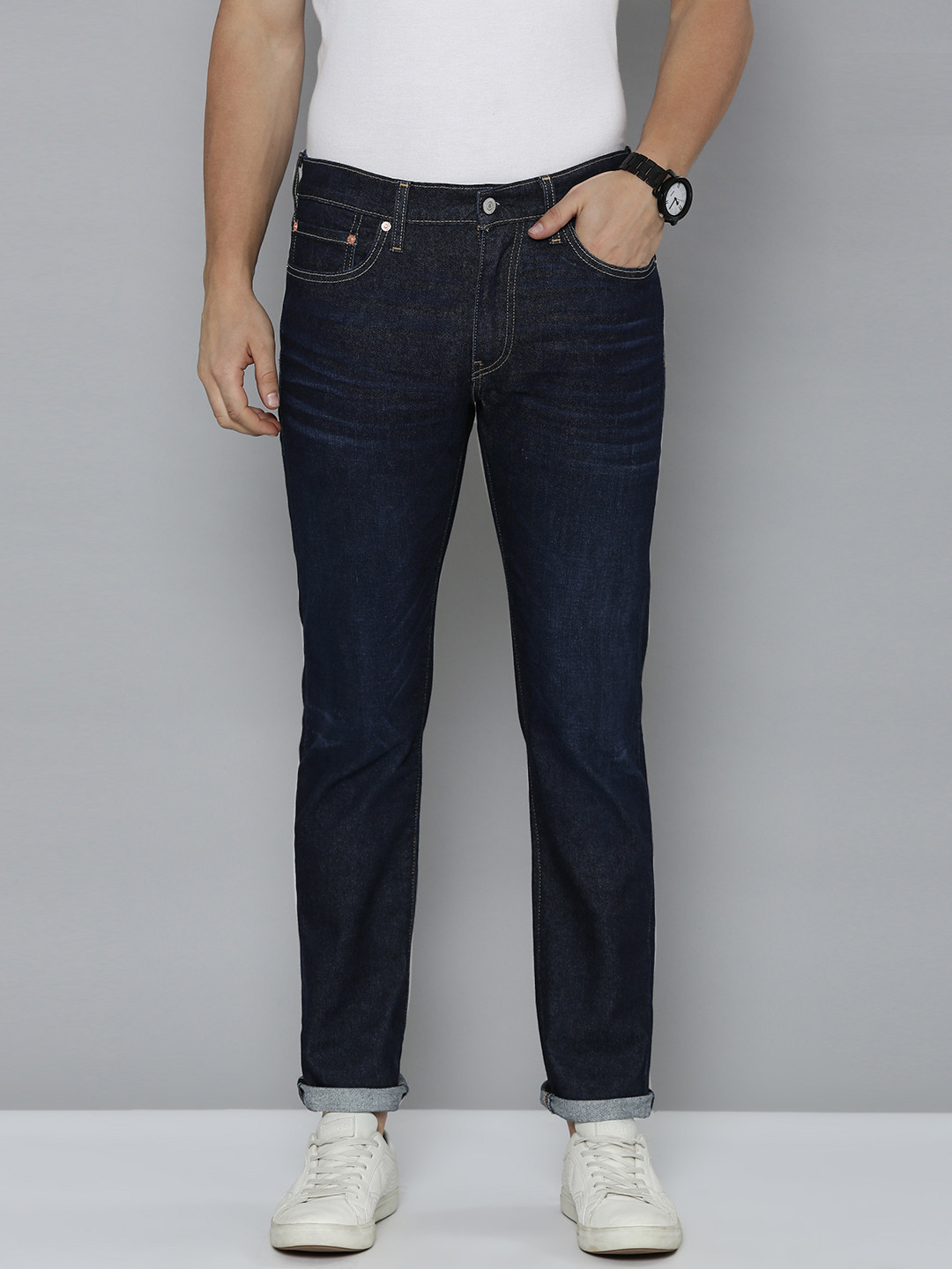

Levis Men 511 Slim Fit Low-Rise Stretchable Jeans, Blue