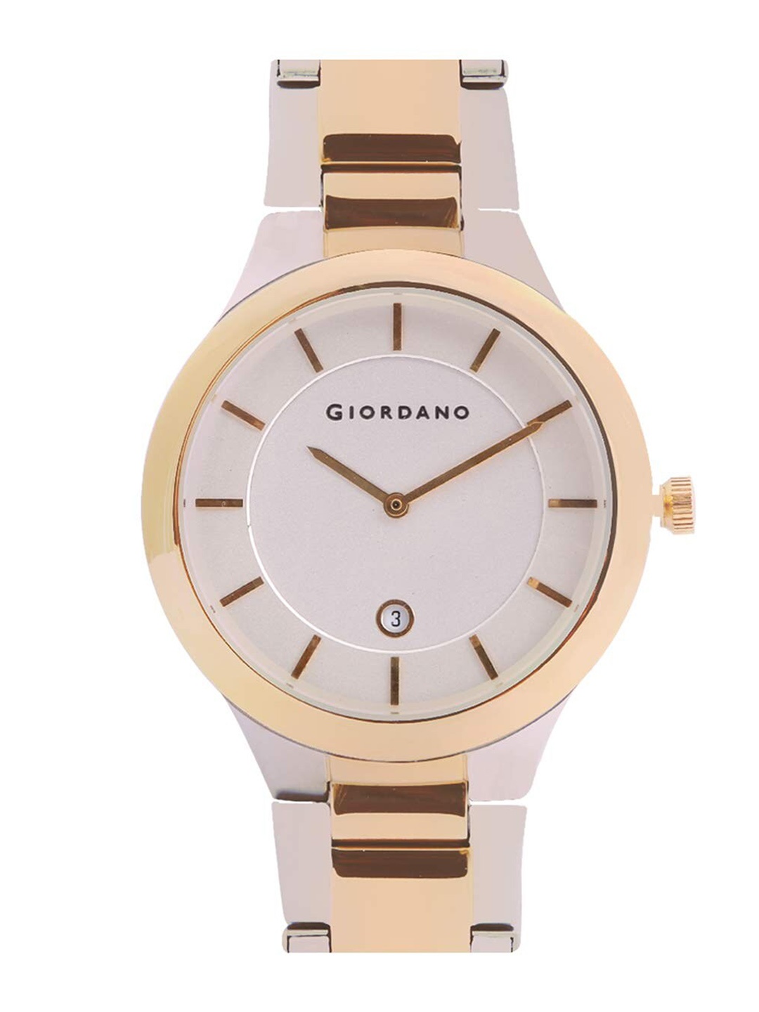 

GIORDANO Men Bracelet Style Straps Analogue Watch 1631-55, White