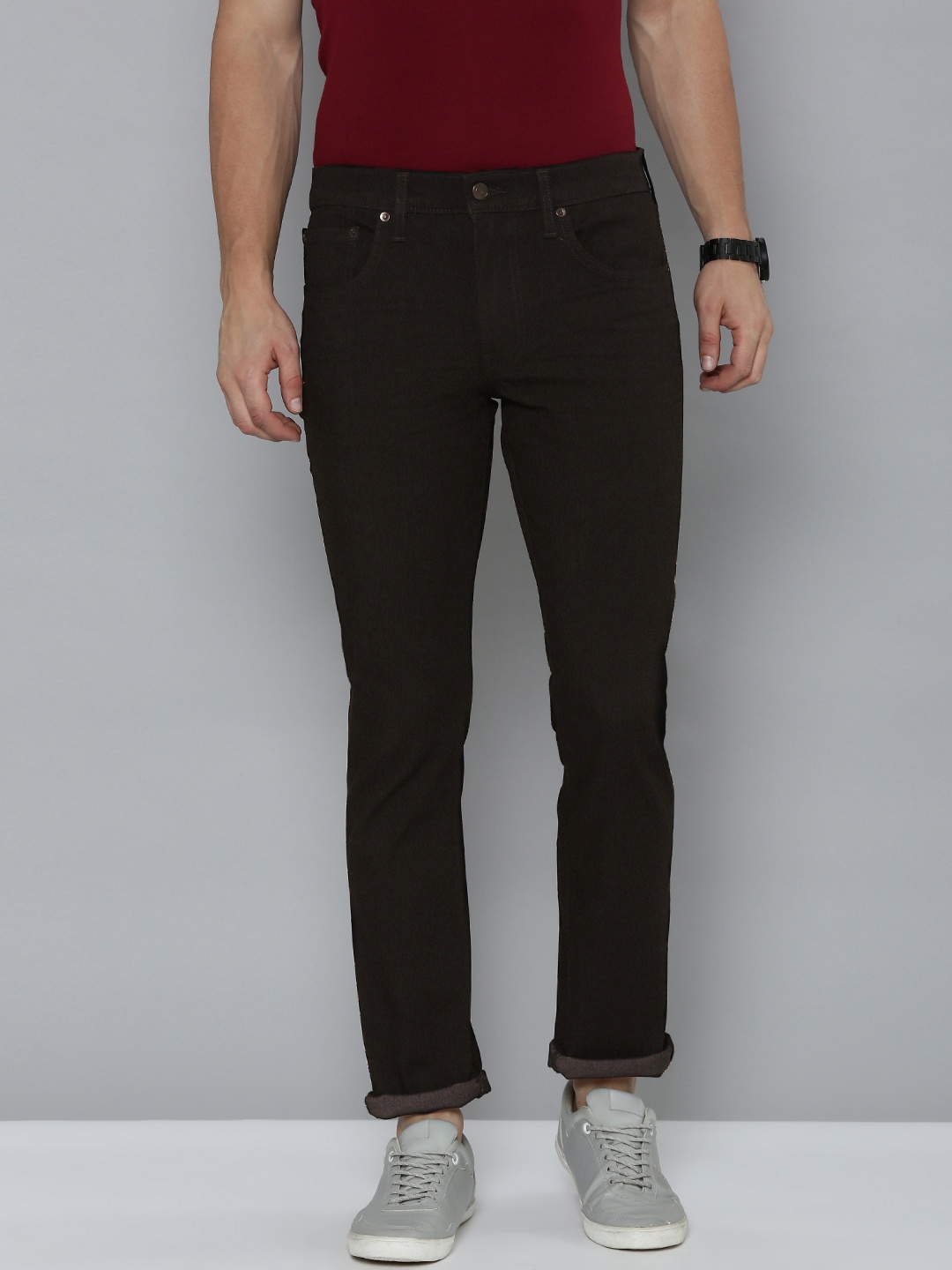 

Levis Men Mid Rise Skinny Fit Stretchable Jeans, Black