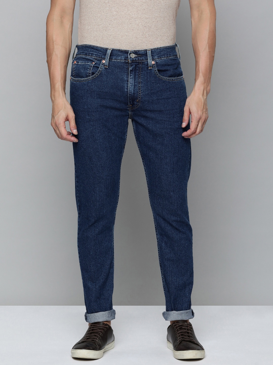 

Levis Men 512 Slim Tapered Fit Low-Rise Stretchable Jeans, Blue