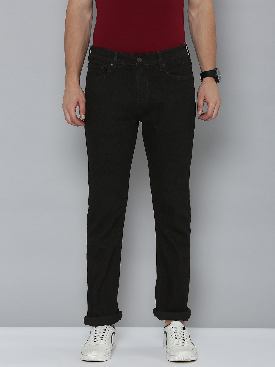 

Levis Men Straight Fit Jeans, Black