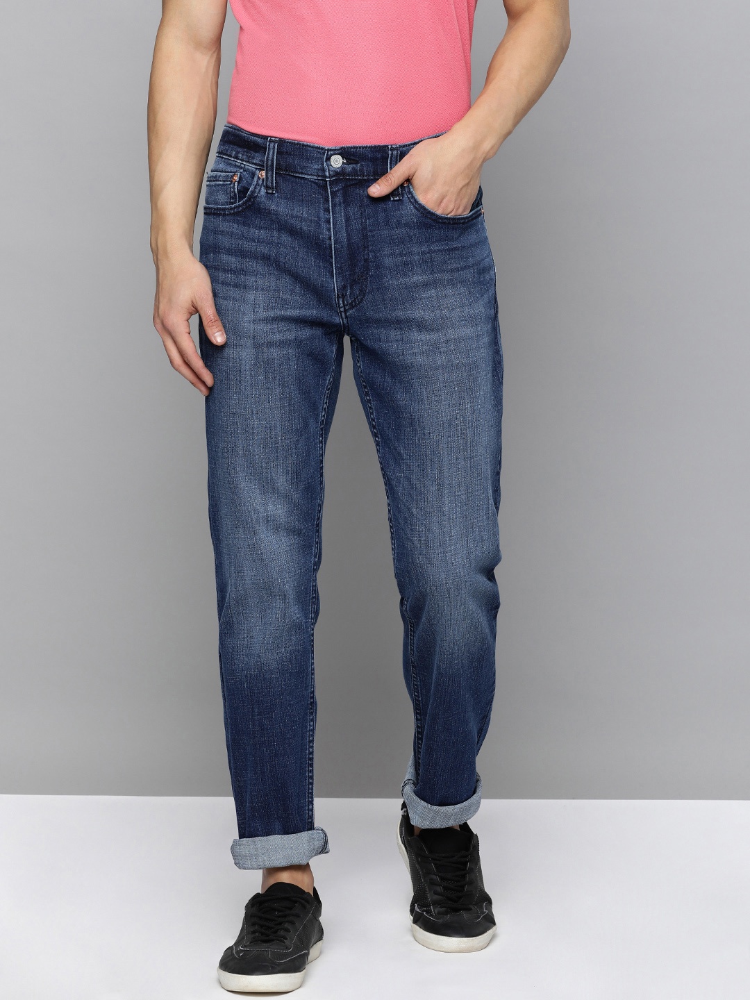 

Levis Men Slim Fit Faded Jeans, Blue