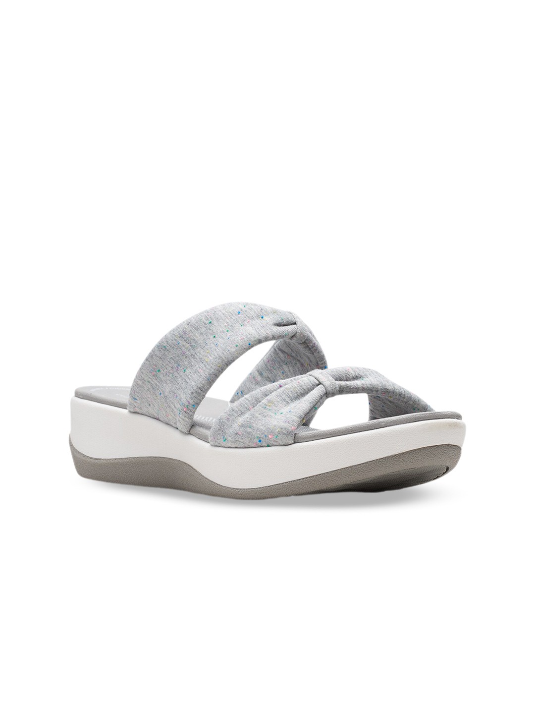

Clarks Open Toe Comfort Heels, Grey