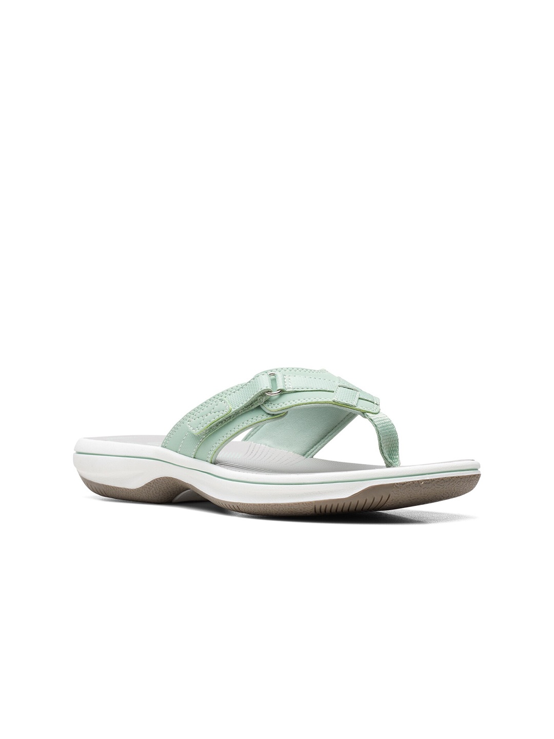 

Clarks Open Toe Comfort Heels, Green