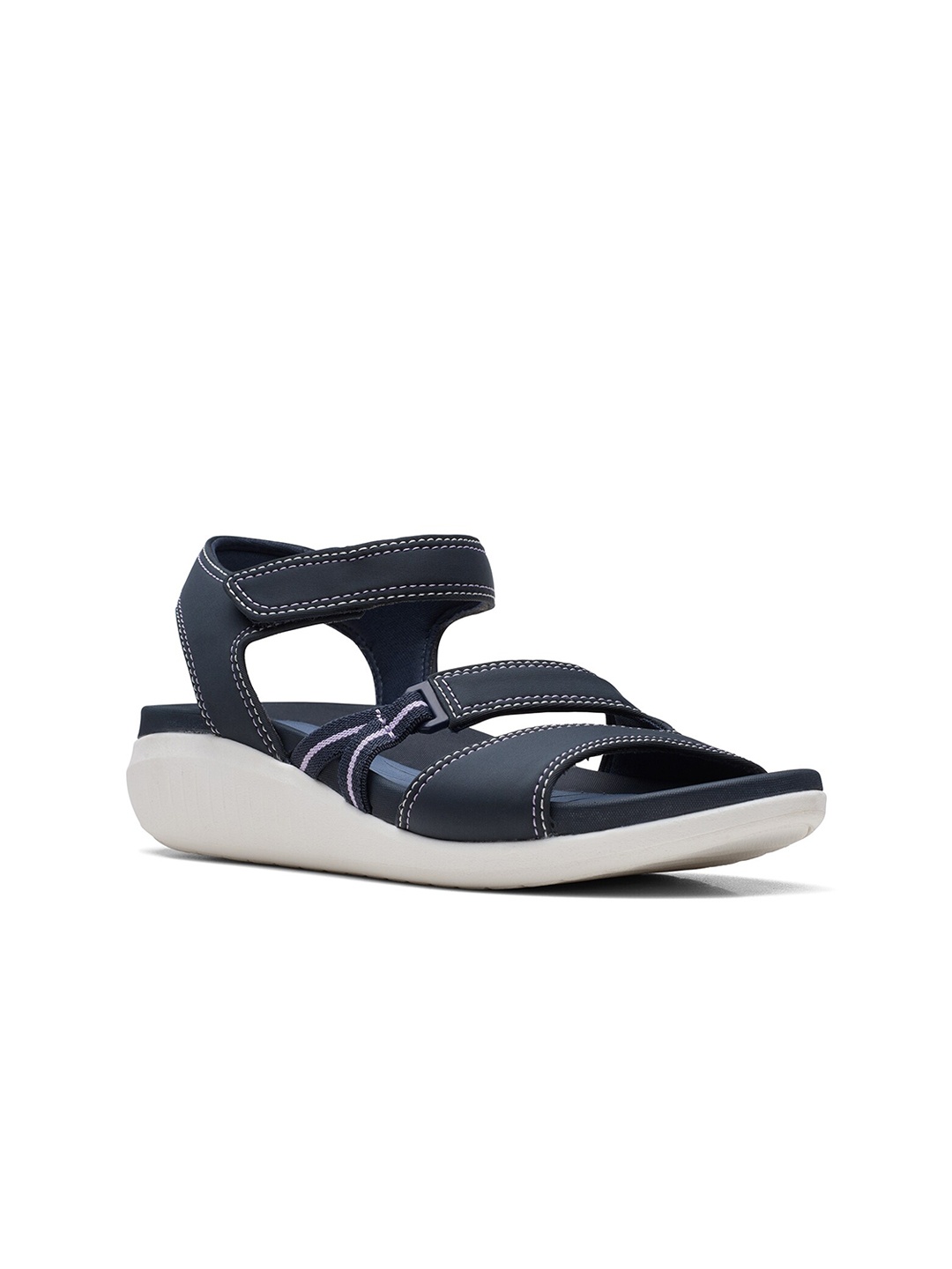 

Clarks Ankle Loop Comfort Heels, Navy blue