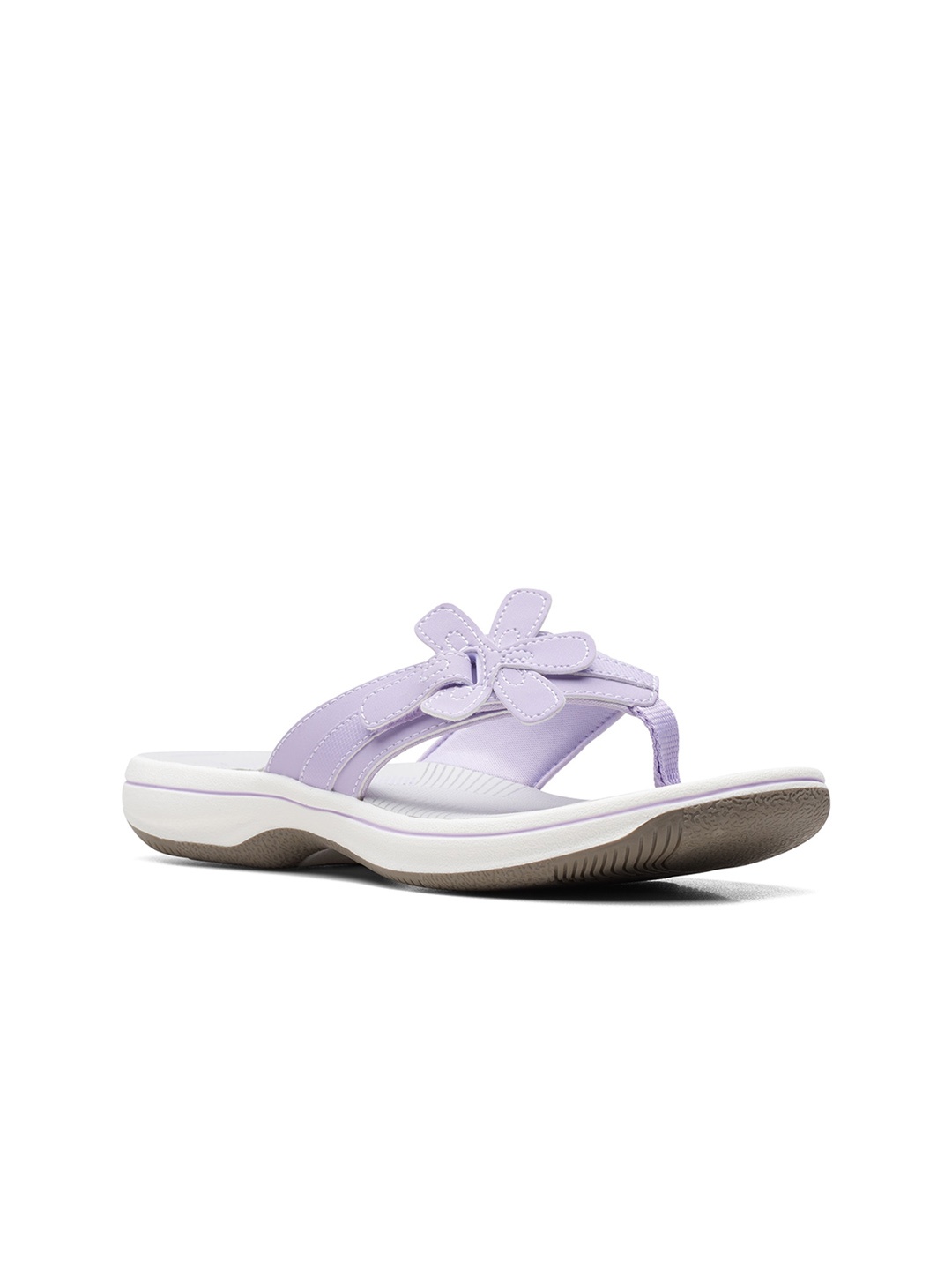 

Clarks Textured Work Open Toe Comfort Heels, Lavender