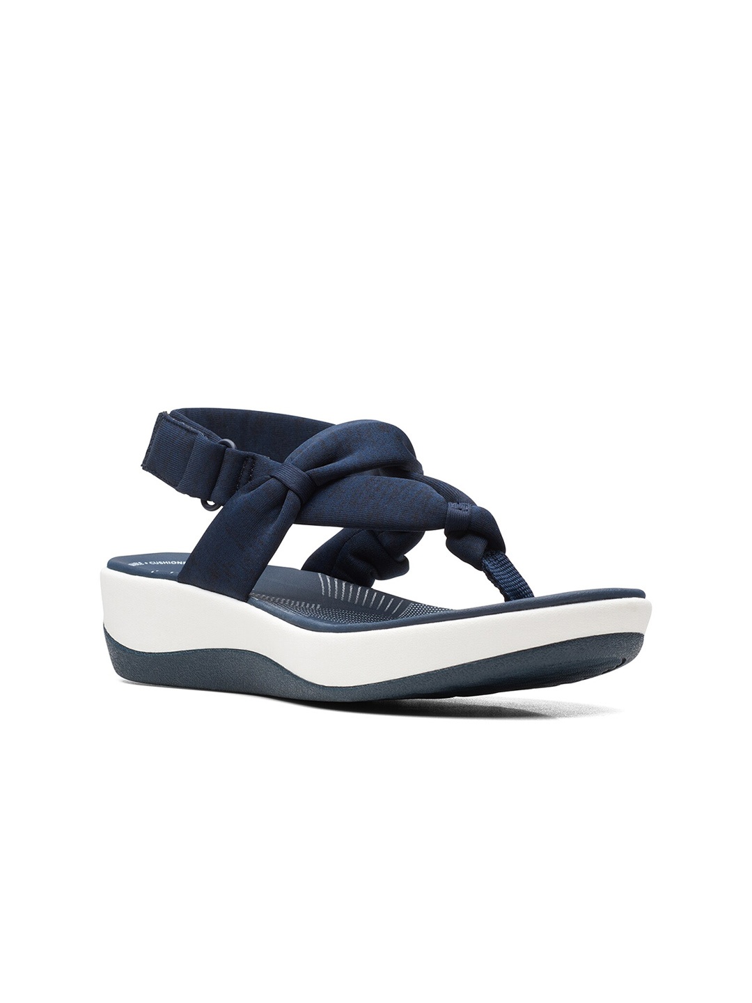 

Clarks Women Wedge Heels With Back Strap, Navy blue