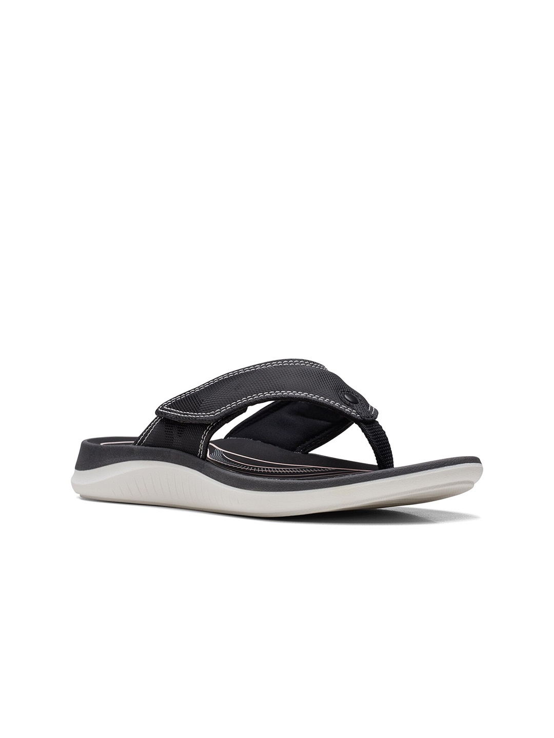 

Clarks Slip-On Open Toe Flats, Black