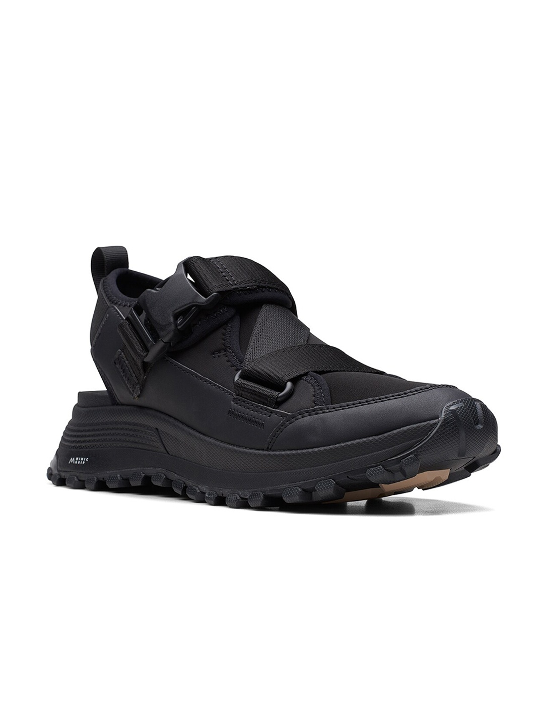 

Clarks Shoe Style Sandals with Backstrap, Black